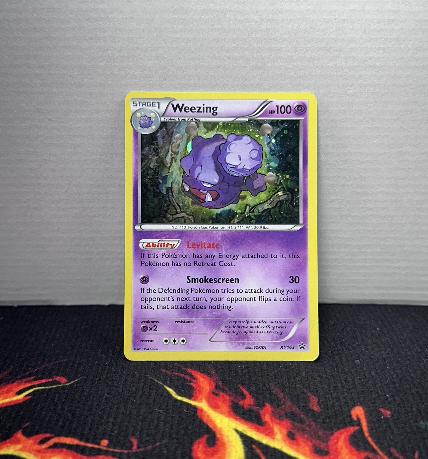 Weezing, XY163 Black Star Promo Cosmos Holo, MP