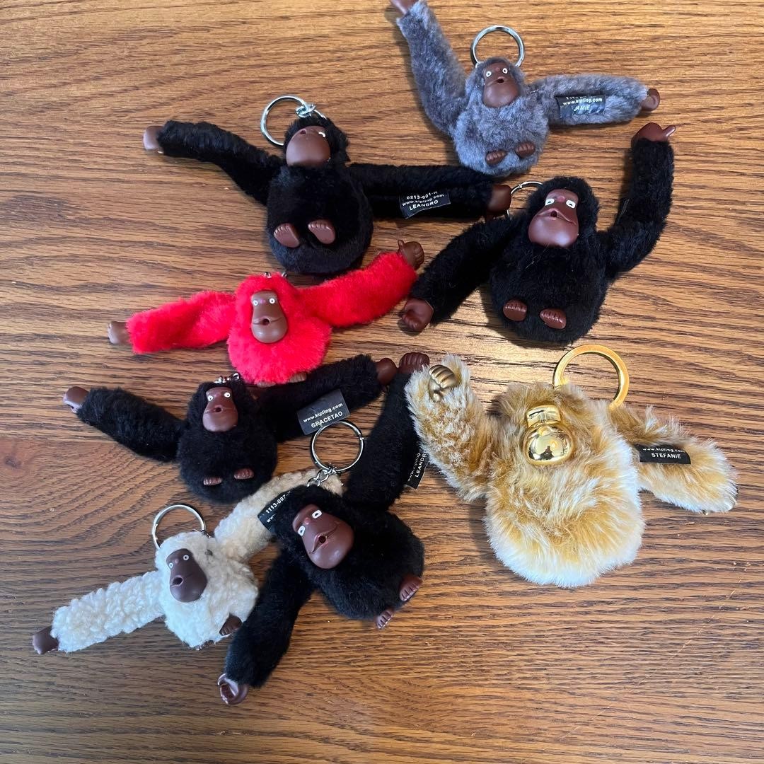 kipling gorilla boogie monkey charm accessory set - image 1