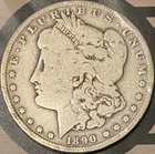 1890-CC MORGAN SILVER DOLLAR   VERY GOOD  90% Silver  FAST SECURE SHIPPING