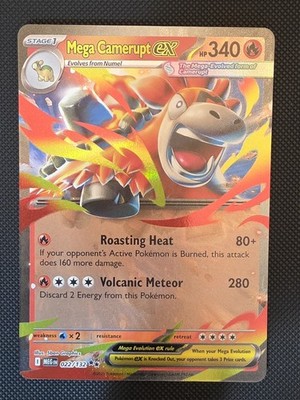 Mega Camerupt ex 022/132 Me01: Mega Evolution Holo