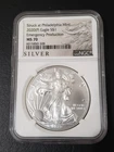 2020p American Eagle 1 oz Silver NGC MS70 Emergency Production