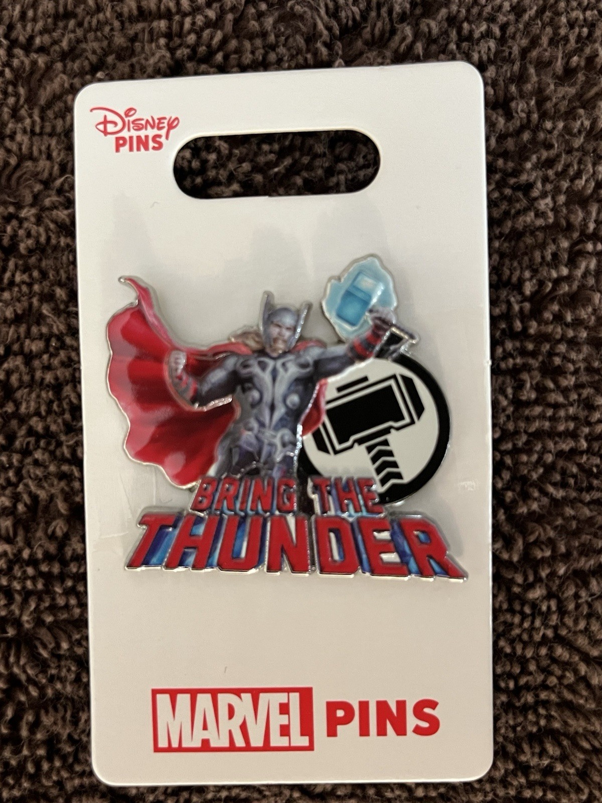 Disney Parks Thor Being On The Thunder Marvel Trading Pin - New