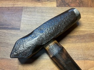 Vintage 4 lb. Blacksmith Anvil/Forge Stone Drill Sharpening/“V” Spreading Hammer