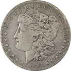 1884 S Morgan Silver Dollar VF Very Fine $1 Coin SKU:I24344