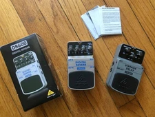 2 pedals, Behringer Reverb RV & Vintage Echo VD400 Delay NICE!