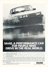 1984 SAAB 900 4-door -  Classic Vintage Advertisement Car Ad J15