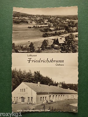 Ak Friedrichsbrunn Ostharz Partial View FDGB Catering Facility Kurt Dillge 1959