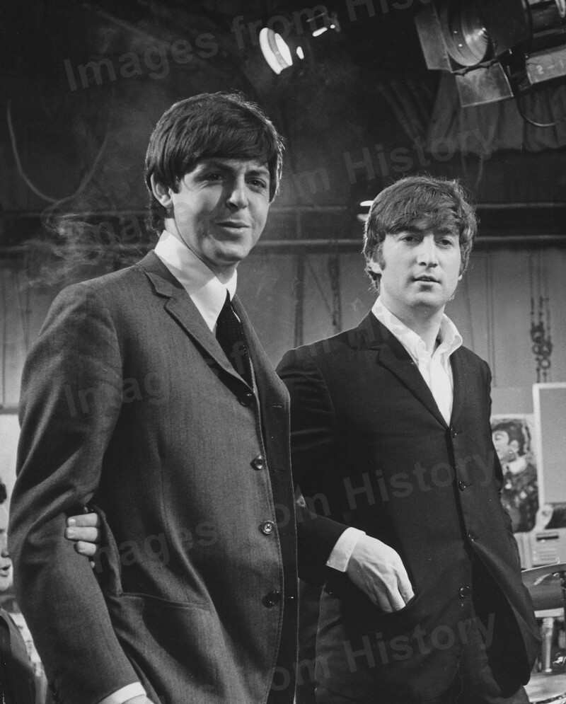 8x10 Print Beatles John Lennon Paul McCartney Candid #3140 | eBay