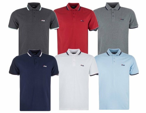 Fila Mens Retro Tipped Polo Shirt 