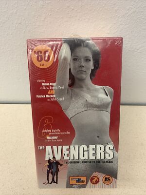 NEW VHS The Avengers TV Show 66 Set Vol 1 2 & 3 British TV A&E FACTORY SEALED