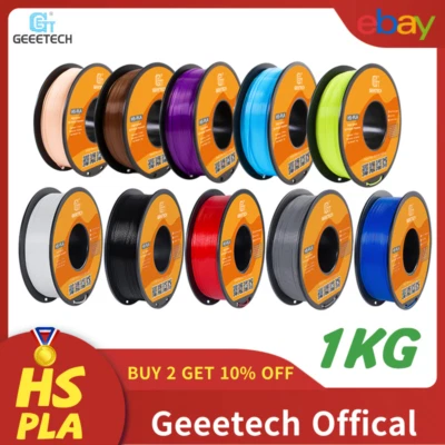 Geeetech imprimante 3D Filament HS-PLA 1.75mm 1kg Multicolore consumables FR