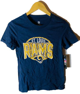 NFL Team Apparel Mädchen St. Louis Rams Total Cooles Kurzarm T-Shirt LARGE