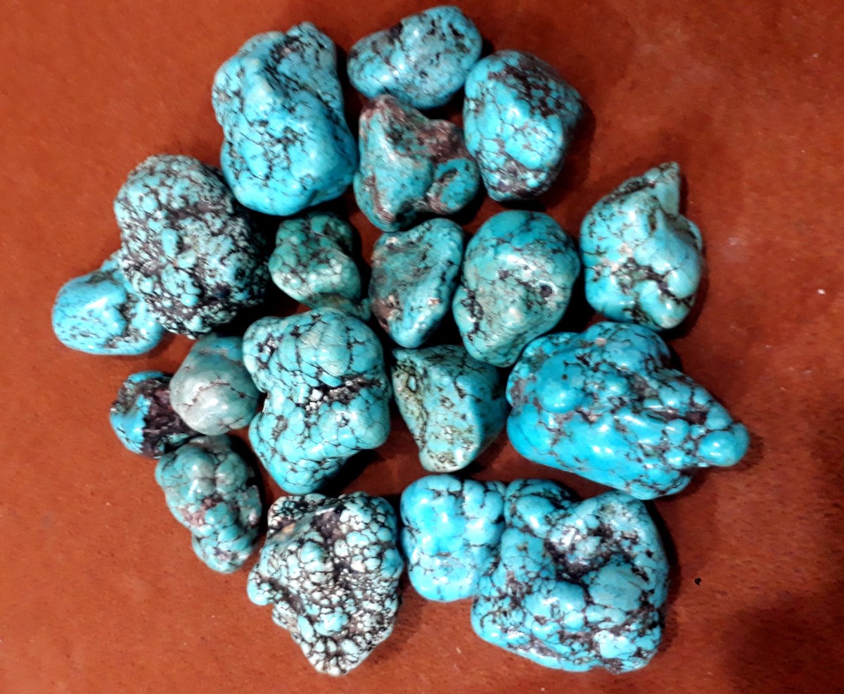 Natural Turquoise Rough Gemstone Lot 7867