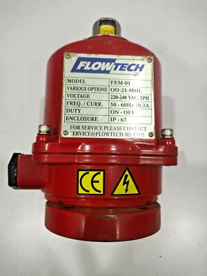 Flowtech FEM-01 Aktuator OO21-MHL - 220-240 VAC 50-60HZ - IP67