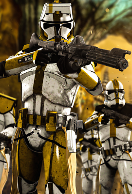 Star Wars Commander Bly Metal Poster The Clone Wars Bad Batch 7x11 12x18 C33