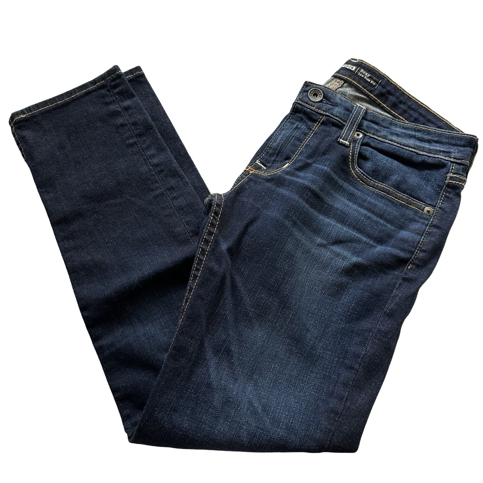 Big Star 1974 Women’s Remy Low Rise Fit Dark Wash Capri Jeans Size 26