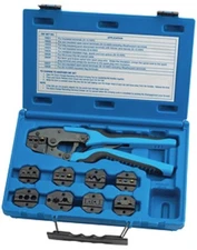 S & G Tool Aid 18980 Master Ratcheting Terminal Crimper Set Brand New!
