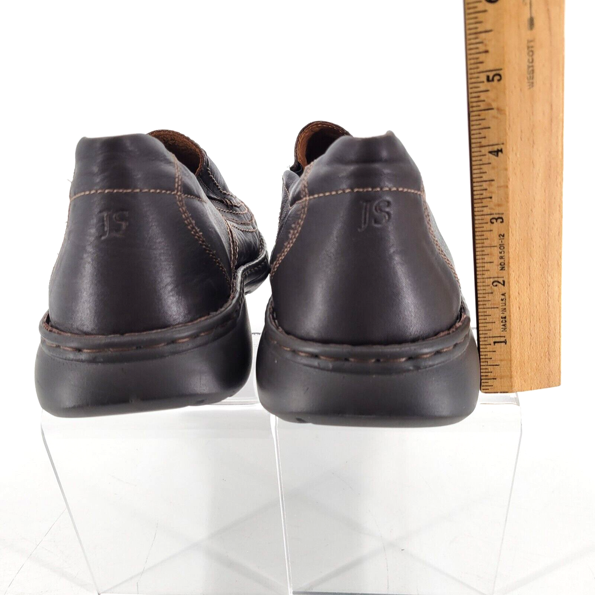 Josef Seibel Men  Dark Brown Leather Slip-On Fisherman 44 Loafers vintage retro Amazon.com | Josef Seibel Ruben 03 - Shoes for Men - Grain  main image 2