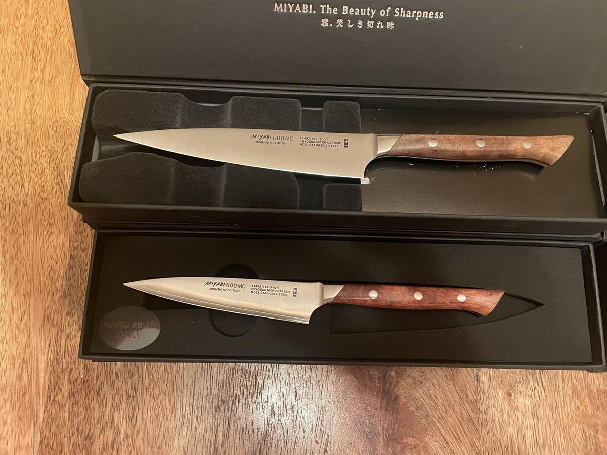 Miyabi Morimoto 600 Mc SG2 Paring Sujihiki Utility Santoku