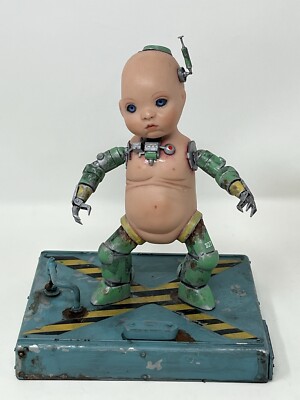 Baby 2.0, Custom Doll Sculpture, One Of A Kind, O.O.A.K. Handmade, Mixed Medium