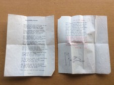 Vintage Typewritten WWII Poems, US Soldier, Taxes, Collectible, WW2
