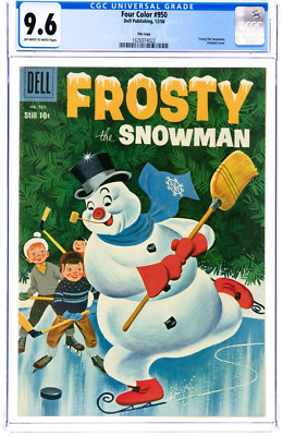 Four Color #950 Frosty the Snowman CGC 9.6 File Copy Dell, 1958 OW White