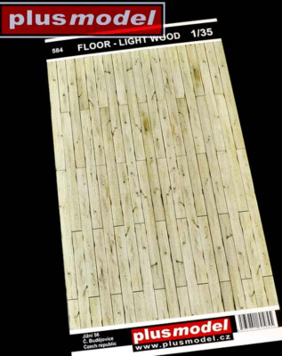 PlusModel Floor Light Wood 1:35 For Model Building Diorama New