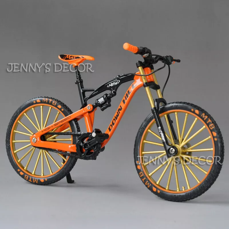 Vélo VTT miniature pour enfants, modèle en métal, échelle 1:10