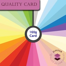 Colour Card Mixed - 160gsm A4 Coloured Card - 40 Sheets  - back to School Pack