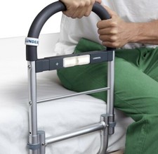 Lunderg Bed Rails for Elderly Adults Safety with Motion Light Non-Slip Handle