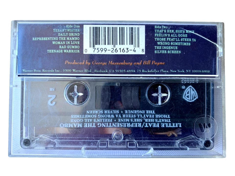 80/90s ROCK CASSETTE LOT x7 JOE WALSH / MITCH RYDER / BOX OF FROGS LITTLE FEAT Foto 4 de 4