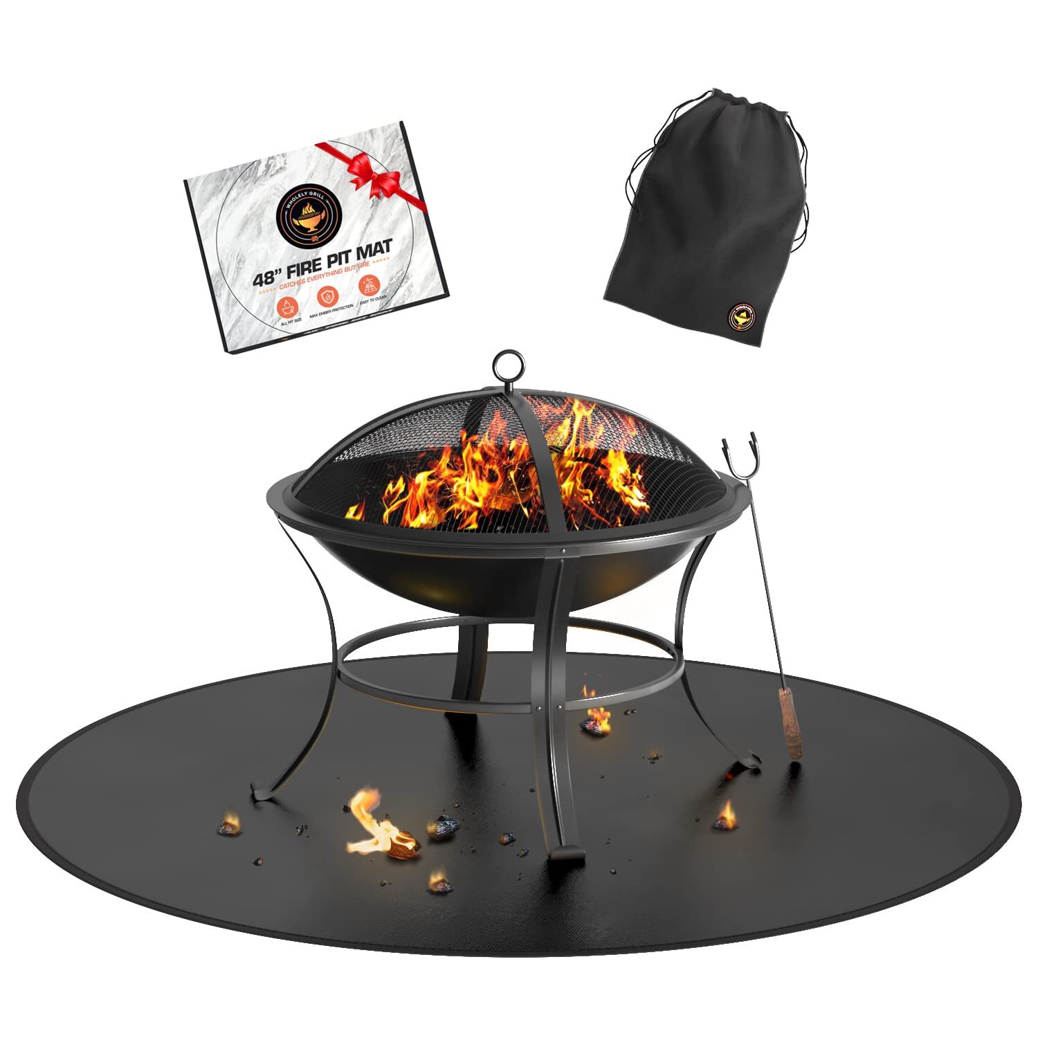 Fire Pit Mat for Under Fire Pit - 48