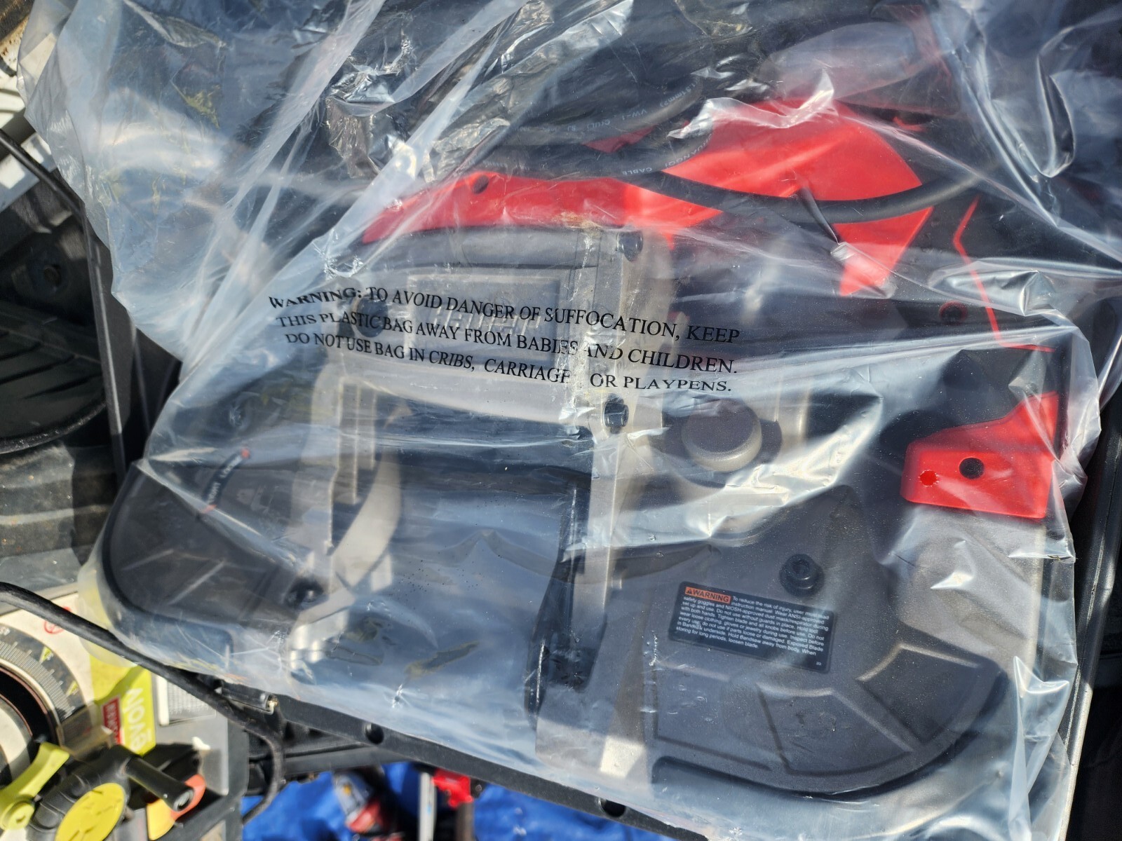 Bauer 1678EB Variable Speed Deep Cut Band Saw Kit eBay