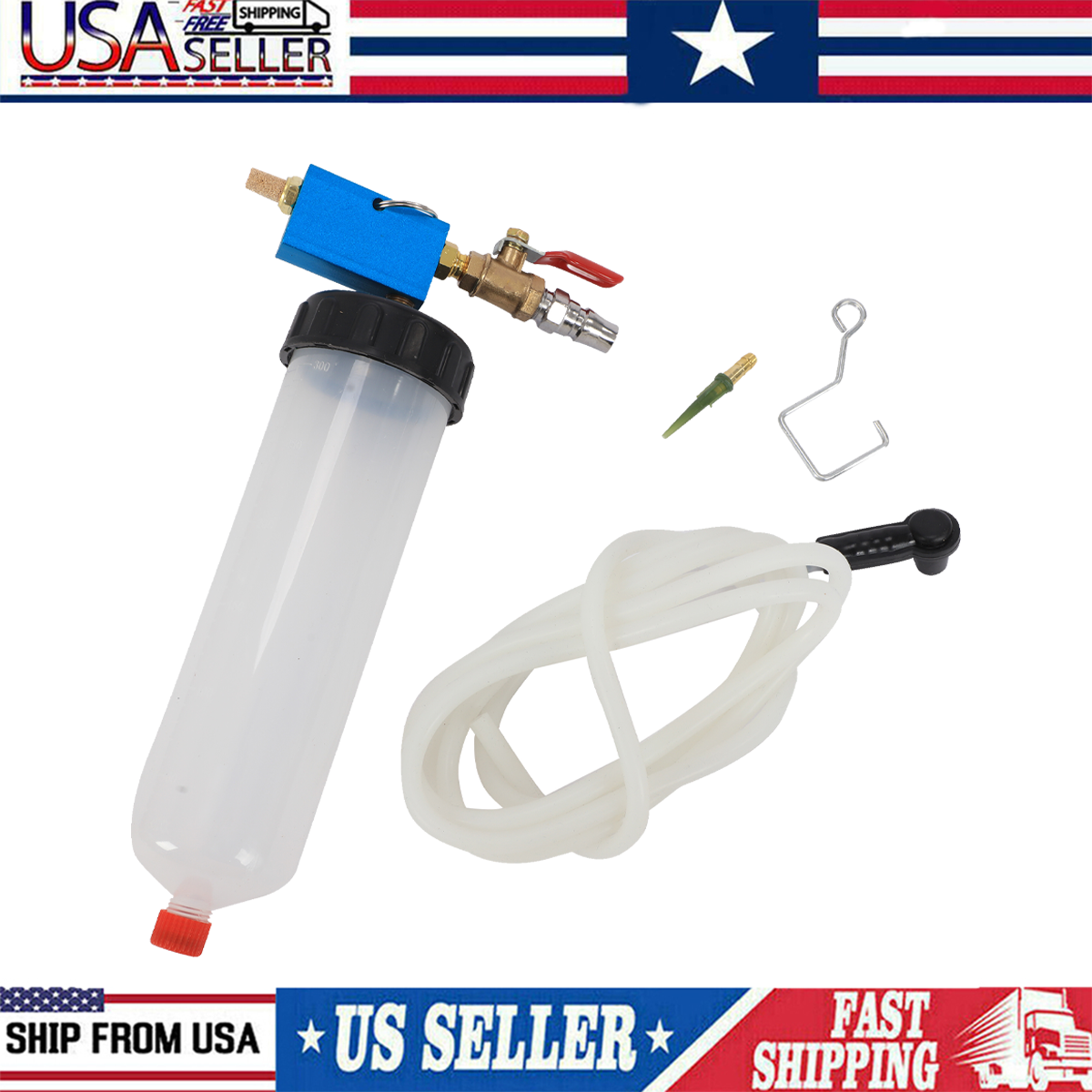 Handheld Vacuum Brake Bleeder and Fluid Pump Tool Kit