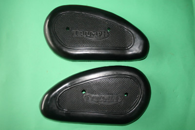 EIN PAAR TRIUMPH VOREINHEIT 5T 6T T100 T110 T120 KNIESCHUTZGUMMI 82-2551 82-1928