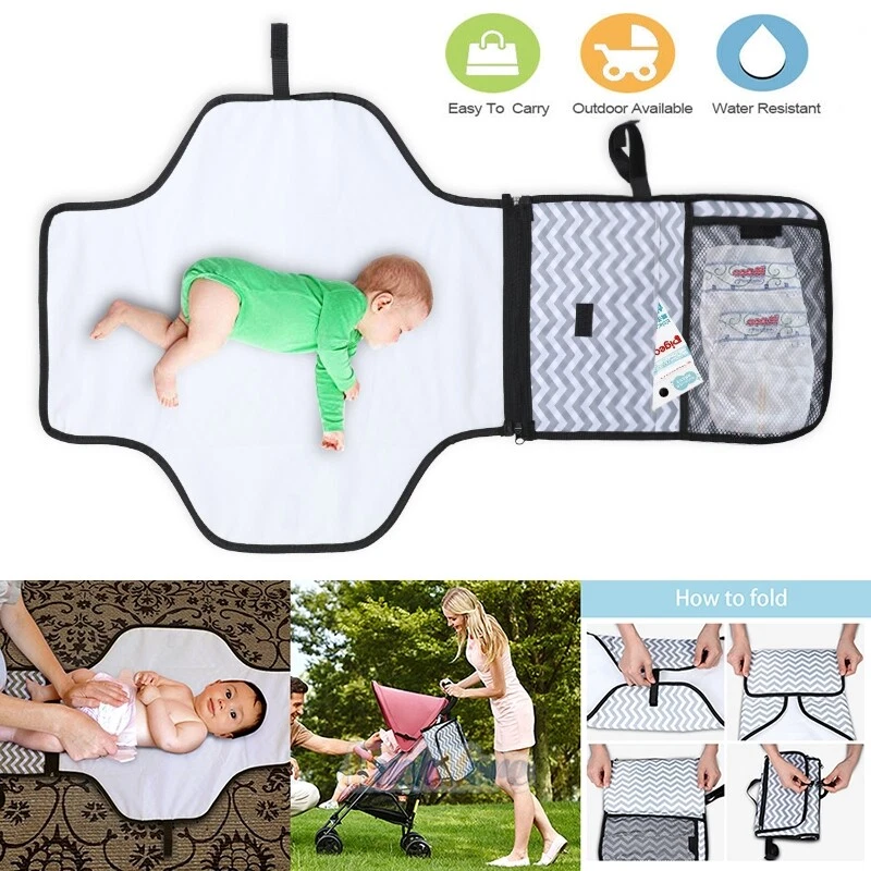 Portable Changing Mat Baby Foldable Travel Changing Mat Infant