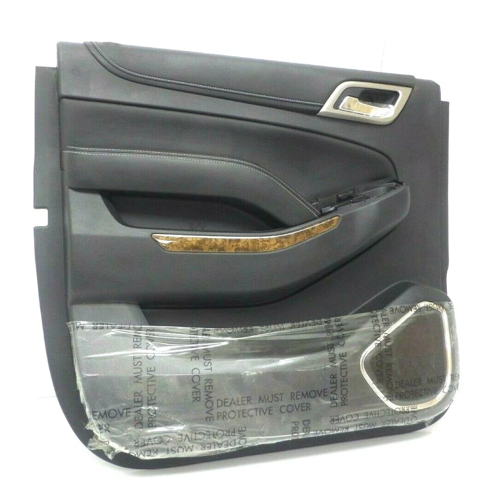 Panel de puerta lateral del conductor trasero 22903220 negro azabache GMC Yukon XL Suburban 2015-20 Foto 2 de 4