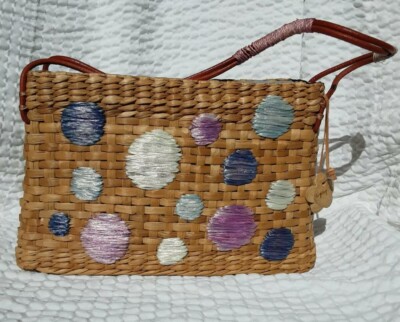 Espirit Vintage Small Wicker Purse 