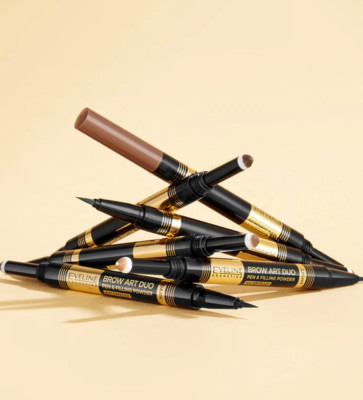 Eveline Cosmetics Brow Art Duo Eyebrow Pen and Powder 2-in-1