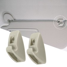 Genuine VW Sun Visor Clip Holder – Grey – Fits Amarok, Bora, Eos, Sharan – OEM 3B0857561B Y20