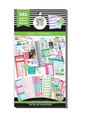 Me &My Big Ideas Sticker Sheets Scrapbook Budget Theme The Happy Planner 682 Pcs