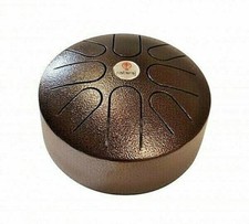  Nataraj C# Amara 20cm altkupfer tankdrum Handpan Schlitztrommel inkl. Zubehör 