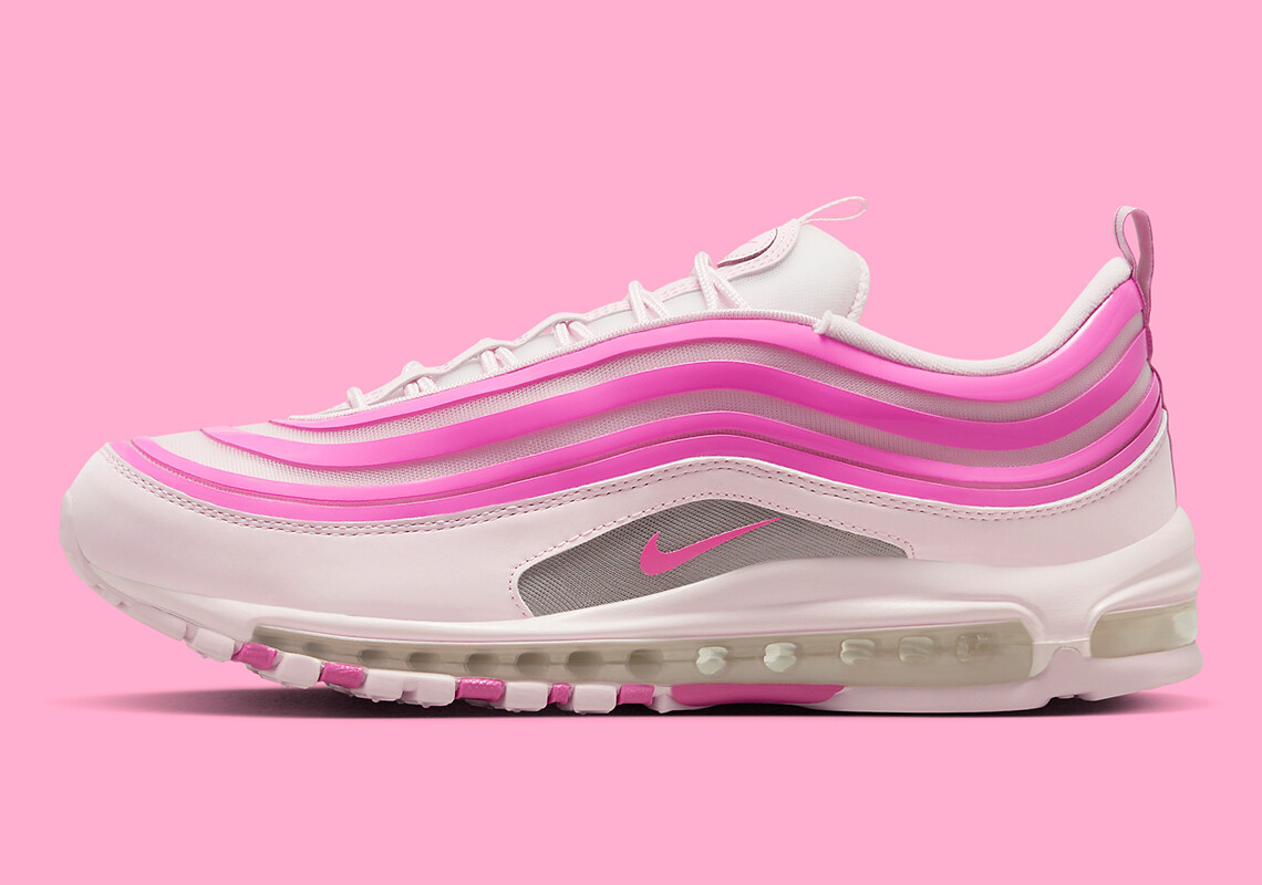 Кроссовки Nike Air Max 97 Pink Foam Игривый розовый Белый FJ2588-600 Мужские