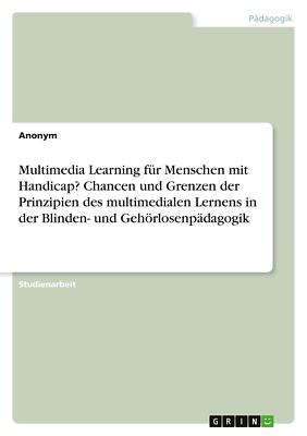 Multimedia Learning für Menschen mit Handicap? Chanc[...] | Buch | 9783346506085