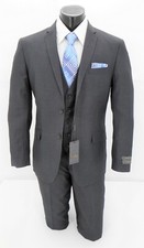 Men's Charcoal 3PC. Suit 149.99 42R, Many More Sizes In Stock