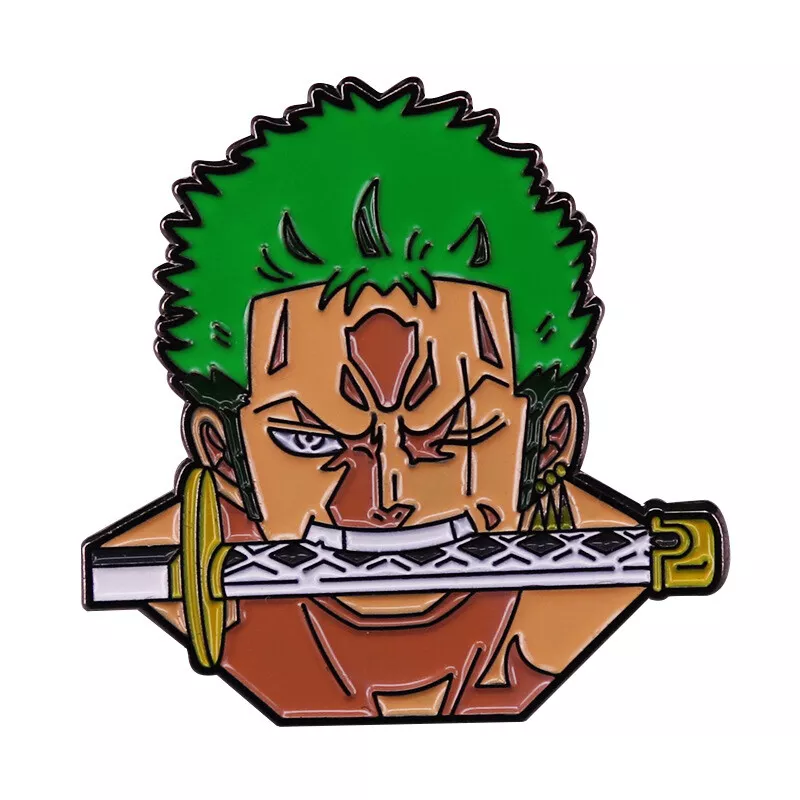 ONE PIECE / Roronoa Zoro Limited Metal Enamel Pin Badge Anime collection  Gift