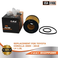 10358 Engine Oil Filter with O-ring for TOYOTA COROLLA 2009 - 2018 1.8L S LE XLE