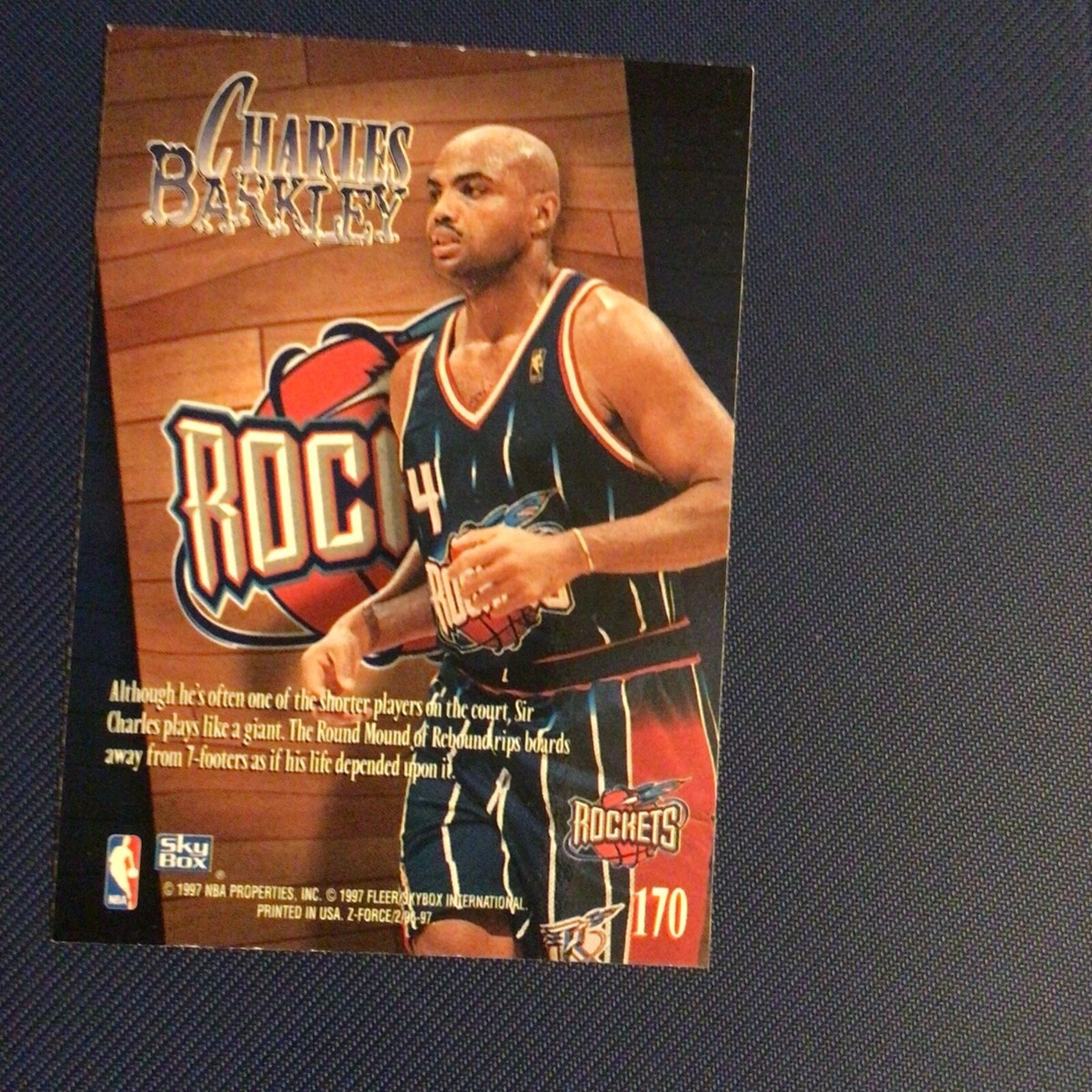 バスケットボール　トレカ　skybox UPPER D・E・C・K FLEER 1997 Skybox Z Force Charles Barkley Zupermen Card | eBay