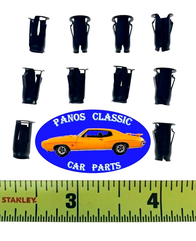 GM Barrel Tubular Push-In Speed Nuts Body Fits 7/32" Hole 3/16" Stud 10pcs 208