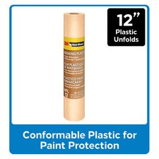 3M Hand-Masker Masking Plastic MPL12, 12 in x 120 yd 30.4 cm x 109 m 